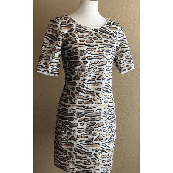 PJK Patterson J Kincaid Women's leopard Lenny Sequ - Picture 2 of 10